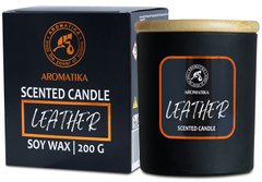 Свеча ароматическая «Leather» 200 г Ароматика